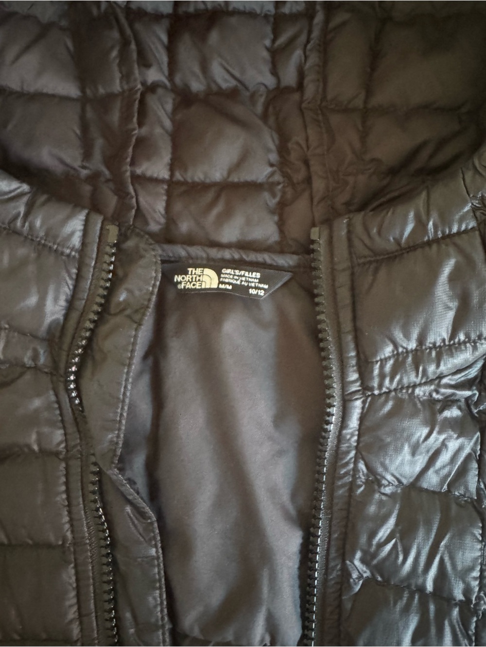The North Face Kids Black Quilted Packable Puffer Jacket